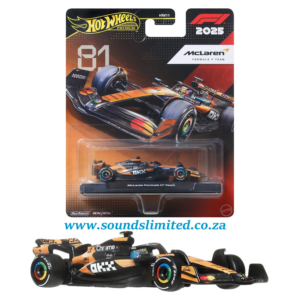 Hot Wheels 2025 McLaren Formula 1 Team #81 Oscar Piastri JKD81