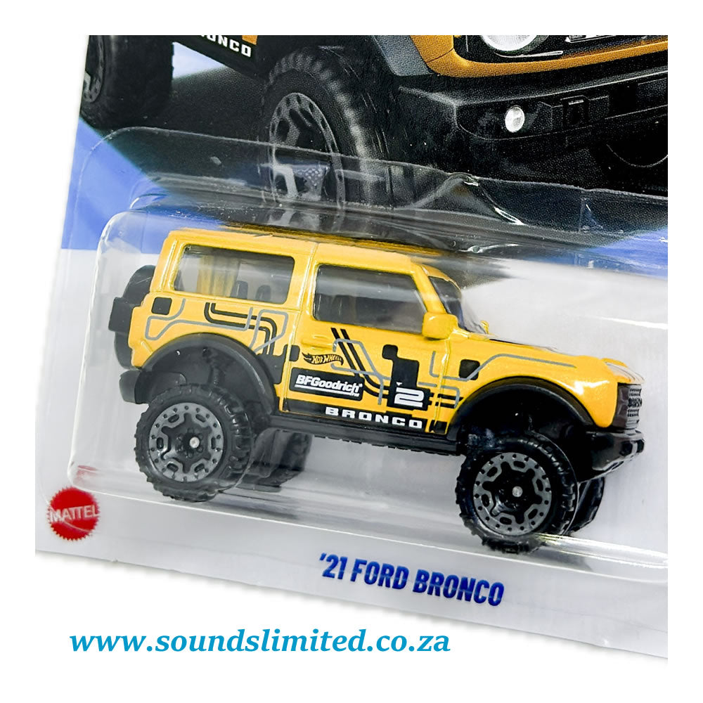 Hot Wheels '21 Ford Bronco HYX50 Long Card
