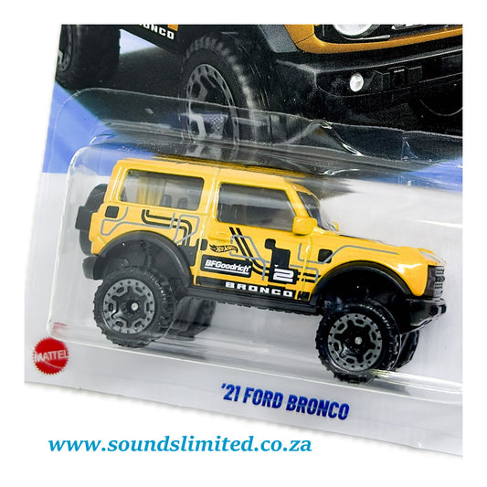 Hot Wheels '21 Ford Bronco HYX50 Short Card