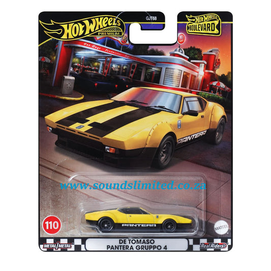 Hot Wheels Boulevard De Tomaso Pantera Gruppo 4 #110 HRT75