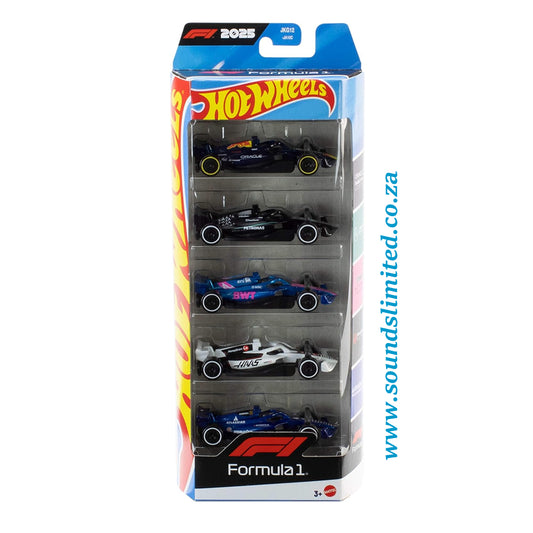 NEW!!! Hot Wheels Formula 1 2025 5 pack JLN11