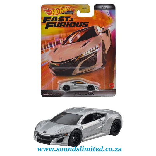 Hot Wheels HCP30 Retro Entertainment, Fast & Furious '17 Acura NSX, Silver