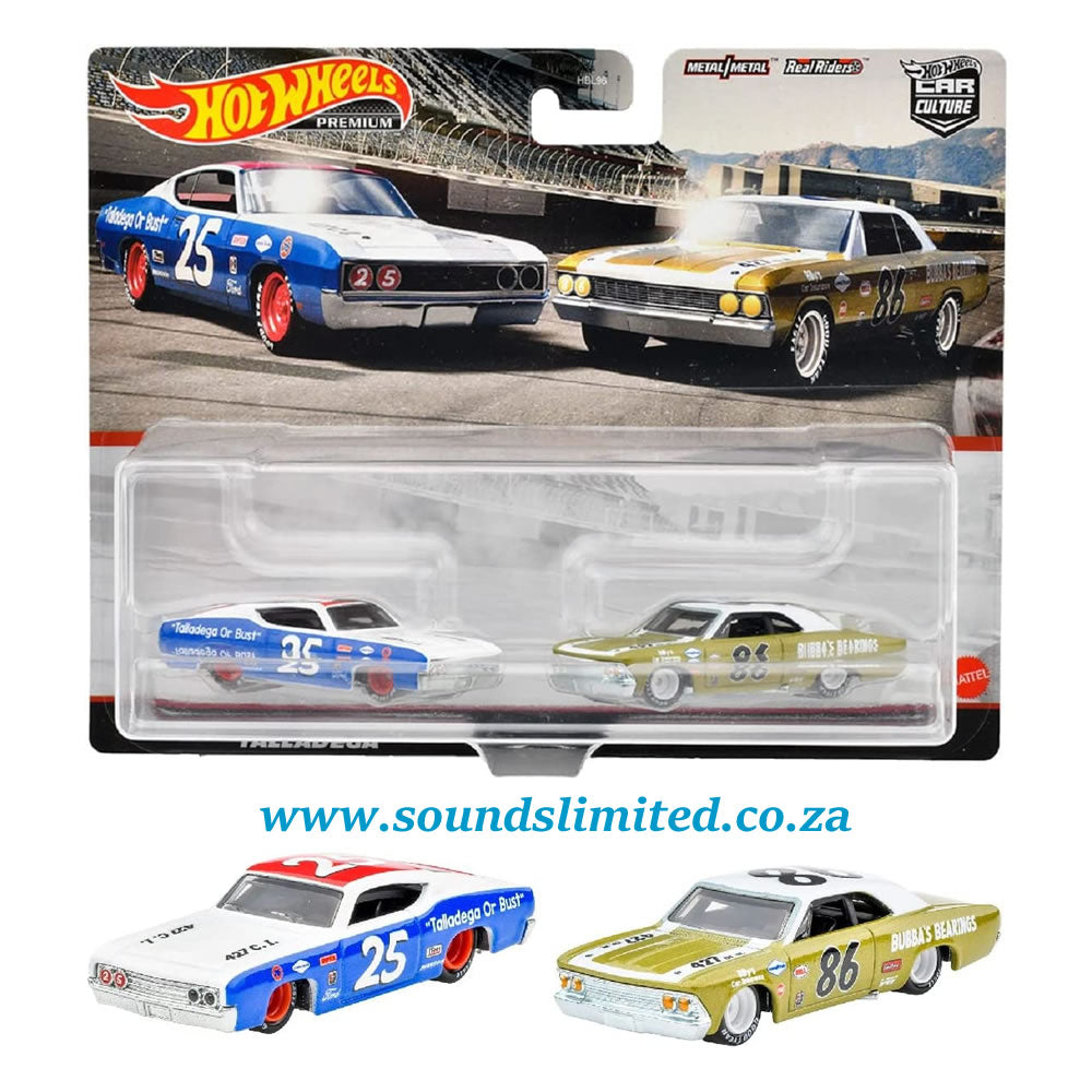 Hot Wheels Premium Car Culture 2-Pack - '69 Ford Torino Talladega / '66 Chevel HFF31