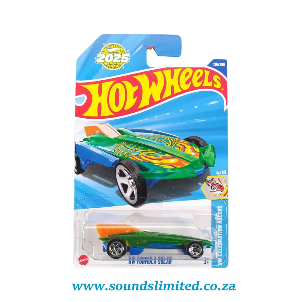 Hot Wheels HW Formula Solar HYY67 Long Card