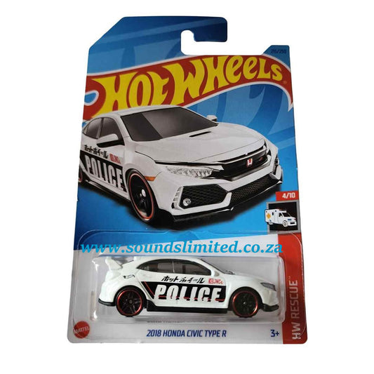 Hot Wheels HW Rescue #4 2018 Honda Civic Type R HKJ21