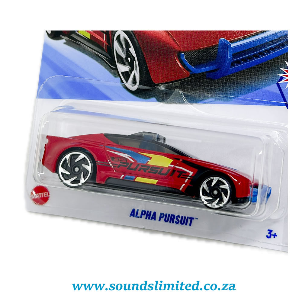 Hot Wheels Let's Race Alpha Pursuit HYX49 Long Card
