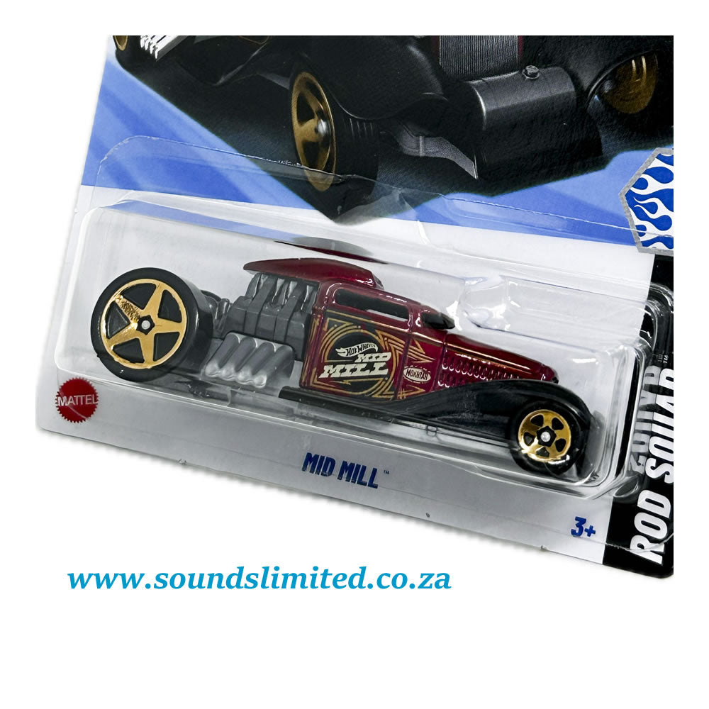 Hot Wheels Mid Mill Let's Race HYX39 Long Card