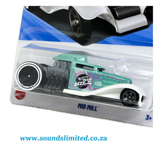 Hot Wheels Mid Mill Let's Race Long Card HYX79