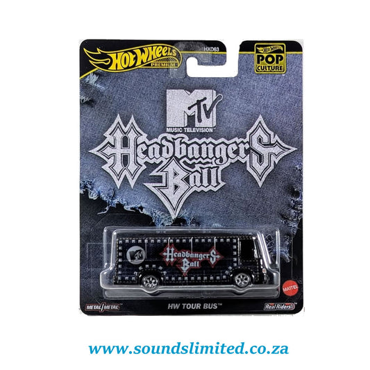 Hot Wheels Pop Culture HW Tour Bus MTV Headbangers Ball JBL64