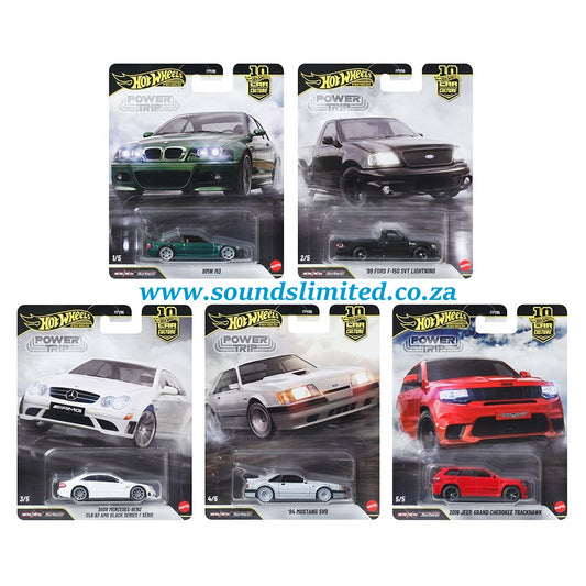 Hot Wheels Power Trip 2026 Premium Car Culture Set of 5 FPY86-961R 