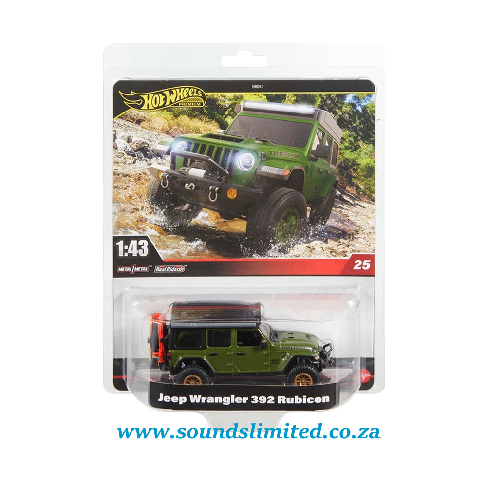 Hot Wheels Premium #25 Jeep Wrangler 392 Rubicon 1/43 Scale HWT19