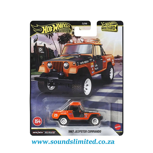 Hot Wheels Premium Boulevard 1967 Jeepster Commando #154 JHW29