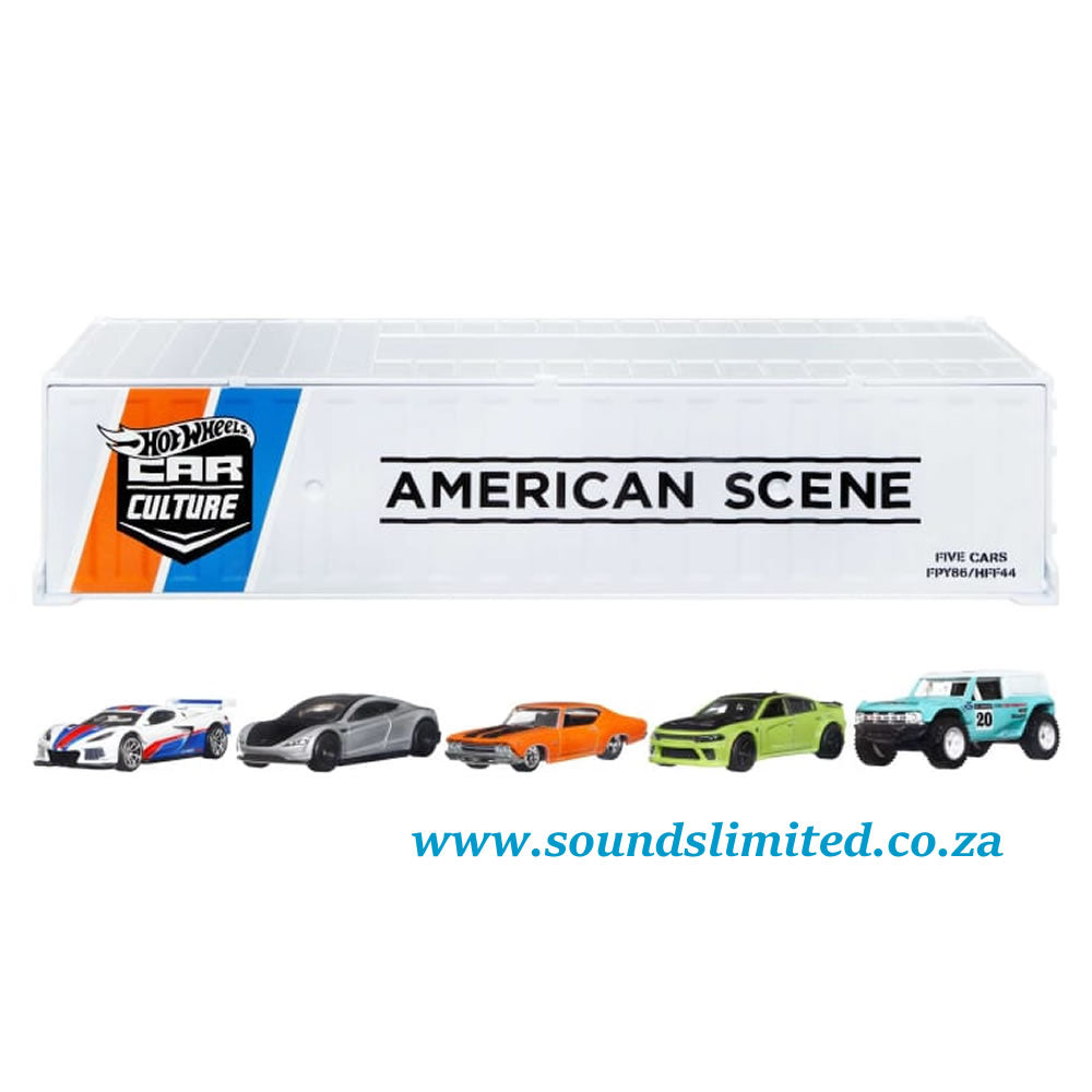 Hot Wheels Premium Car Culture Container Box Set - American Scene