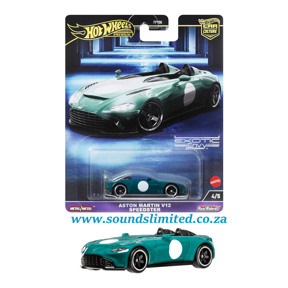 Hot Wheels Premium Car Culture Aston Martin V12 Speedster #4 Exotic Envy HKC78