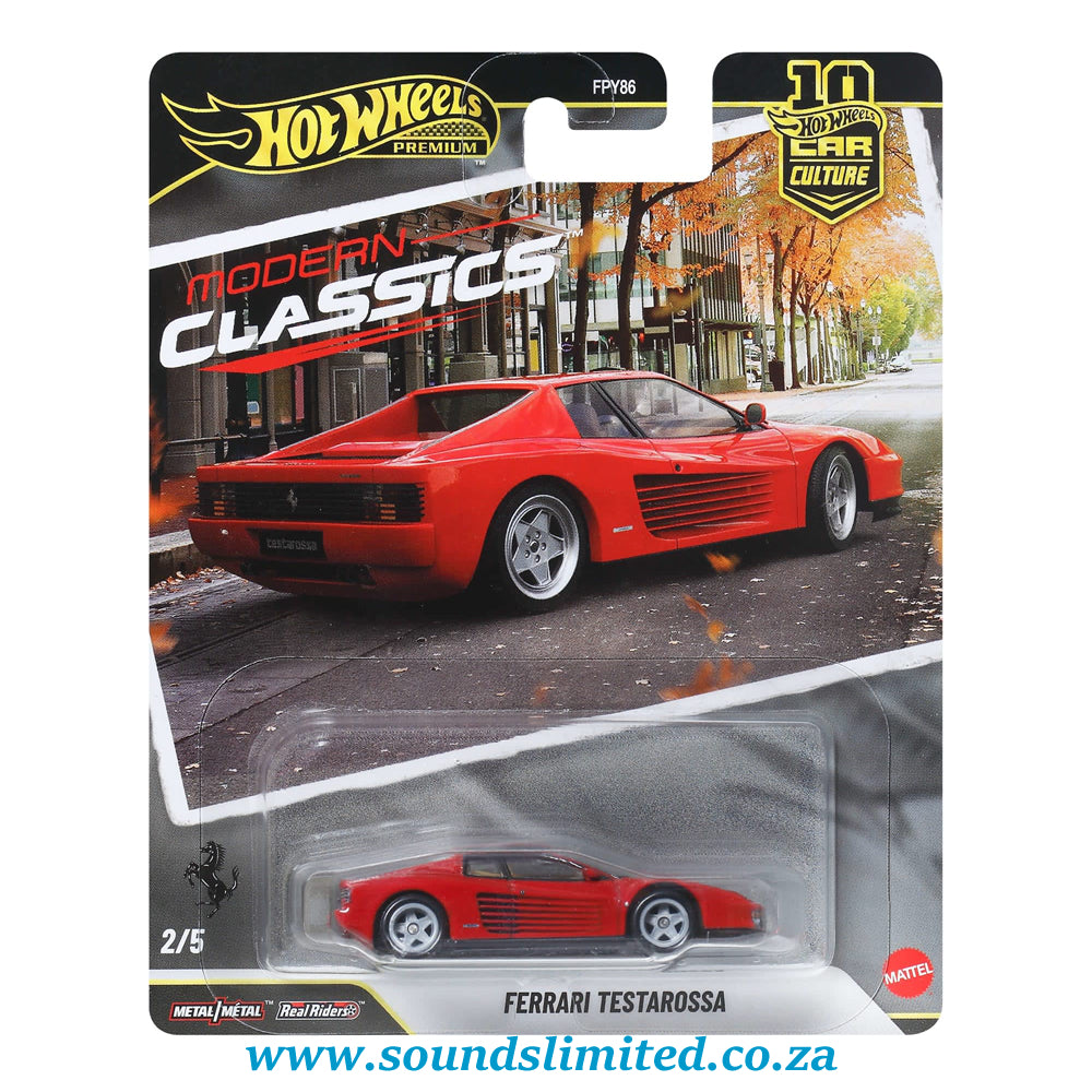 Hot Wheels Premium Car Culture Ferrari Testarossa JKF00