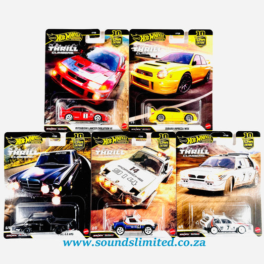 Hot Wheels Premium Car Culture Thrill Climbers Set of 5 FPY86-9C1Q