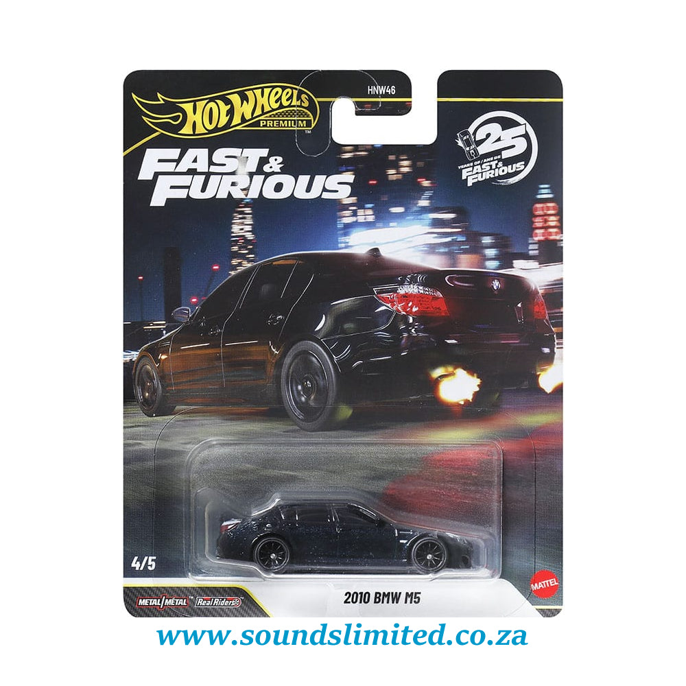 Hot Wheels Premium Fast & Furious 25th Anniversary 2010 BMW M5 JHW62
