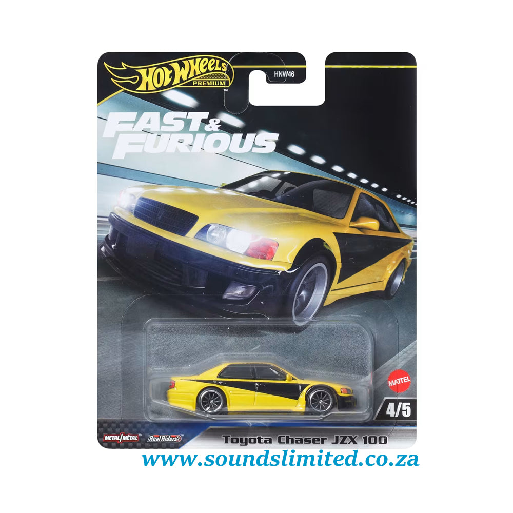 Hot Wheels Premium Fast and Furious Toyota Chaser JZX 100 JBL89