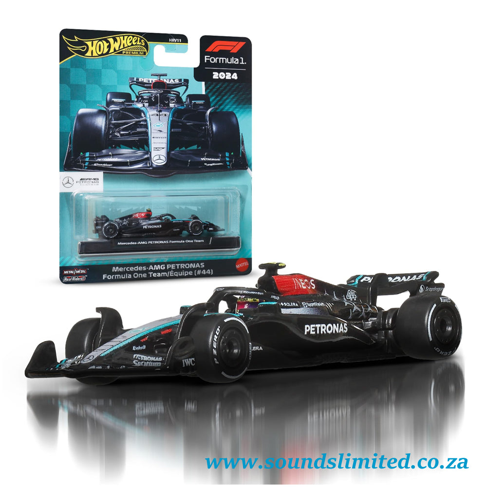 Hot Wheels Premium Formula 1 Mercedes-AMG Petronas #44 Lewis Hamilton Formula One Team W15 JBM16