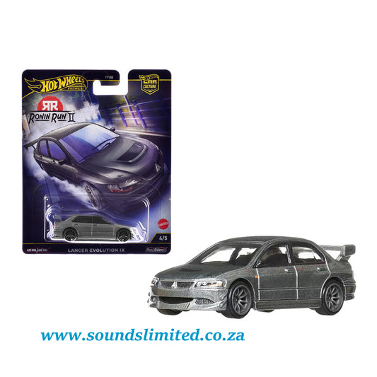 Hot Wheels Ronin Run II Premium Car Culture Lancer Evolution IX JBK86