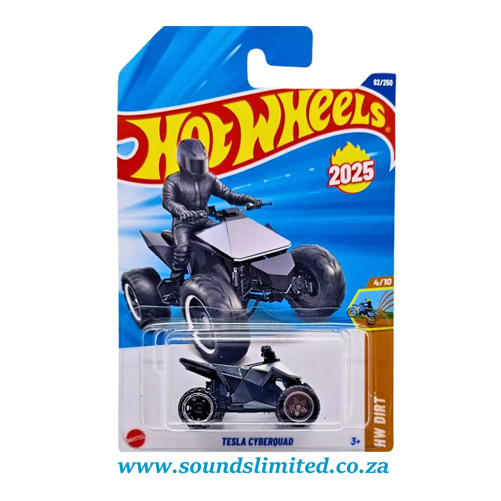 Hot Wheels Tesla Cyberquad HYW31 Long Card