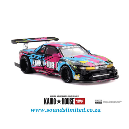 Mini GT x KaidoHouse #284 Nissan Silvia S13-R Kaido Splash V1