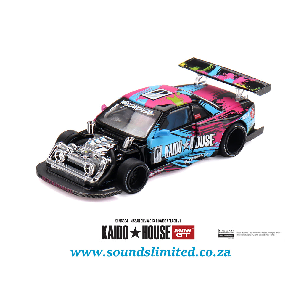 Mini GT x KaidoHouse #284 Nissan Silvia S13-R Kaido Splash V1