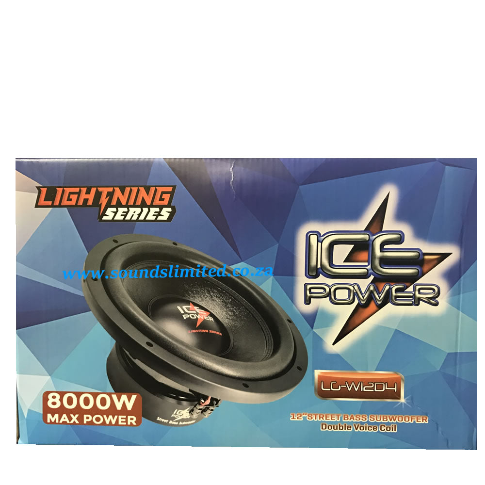 IcePower LC-W12D4 Lightning Series 12″ 8000 watts Subwoofer