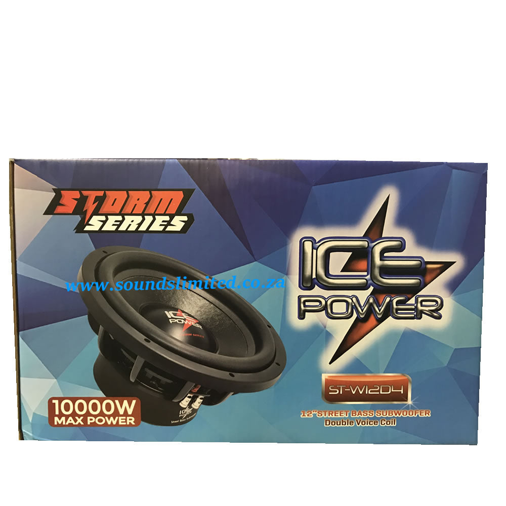 IcePower ST-W12D4 Storm Series 12″ 10 000 Watts Subwoofer