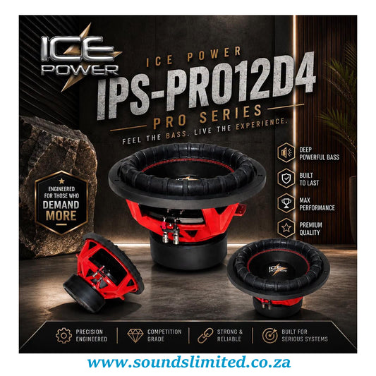 Ice Power 12 inch Pro Series Subwoofer 11000w IPS-PRO12D4