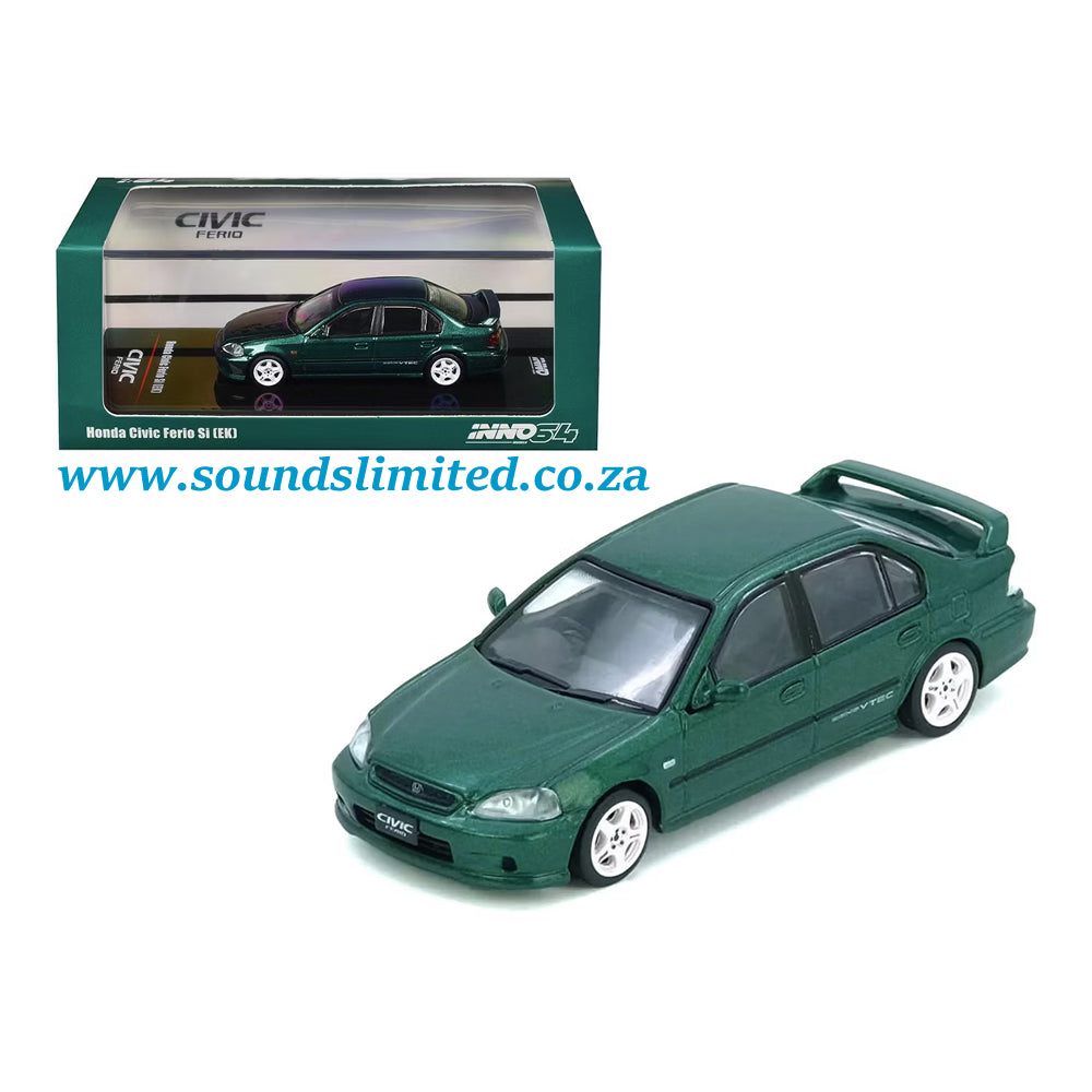 Inno Models Honda Civic Ferio Si EK IN64-EKS-GREEN