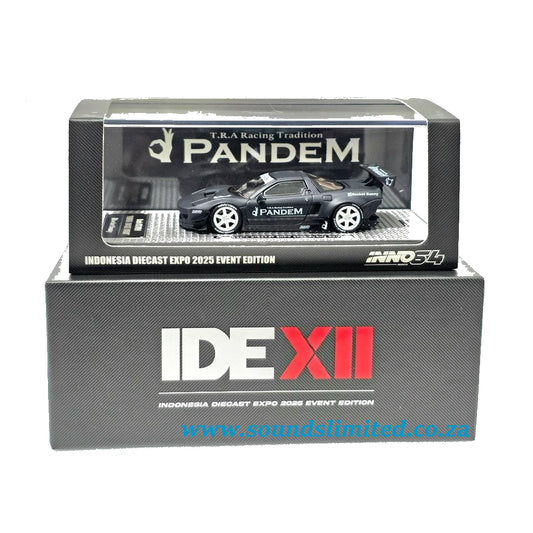 Inno64 Honda NSX (NA1) “Pandem Rocket Bunny” Black Carbon 2025 Indonesia Diecast Expo IDE-XII IN64-NSXP-IDE25