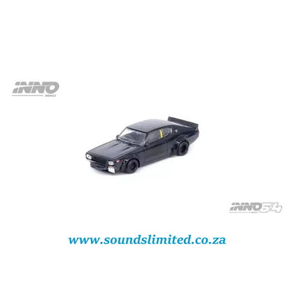 Inno64 Nissan Skyline 2000 GT-R (KPGC110) “KENMERI” Black IN64-KPGC110LB-BLA