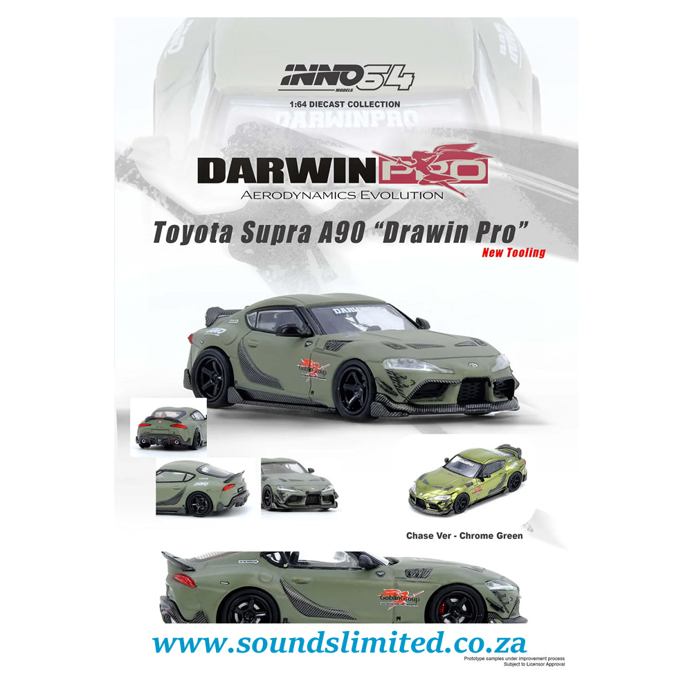 Inno64 Toyota Supra A90 Darwin Pro Matt Green IN64-A90DP-MATGR