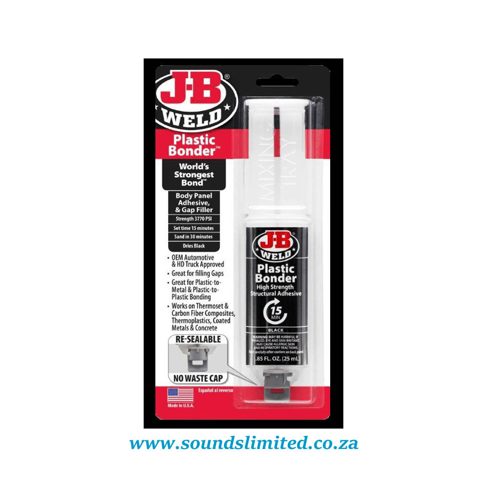 J-B Weld  JBW50139 PlasticBonder (Black) Syringe