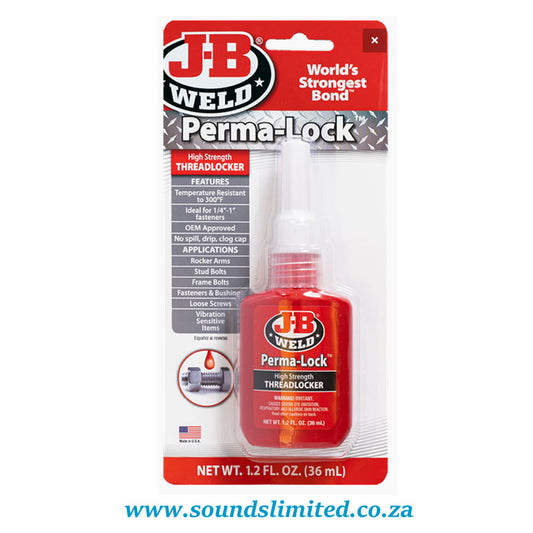 J-B Weld Perma-Lock High Strength Red Threadlocker