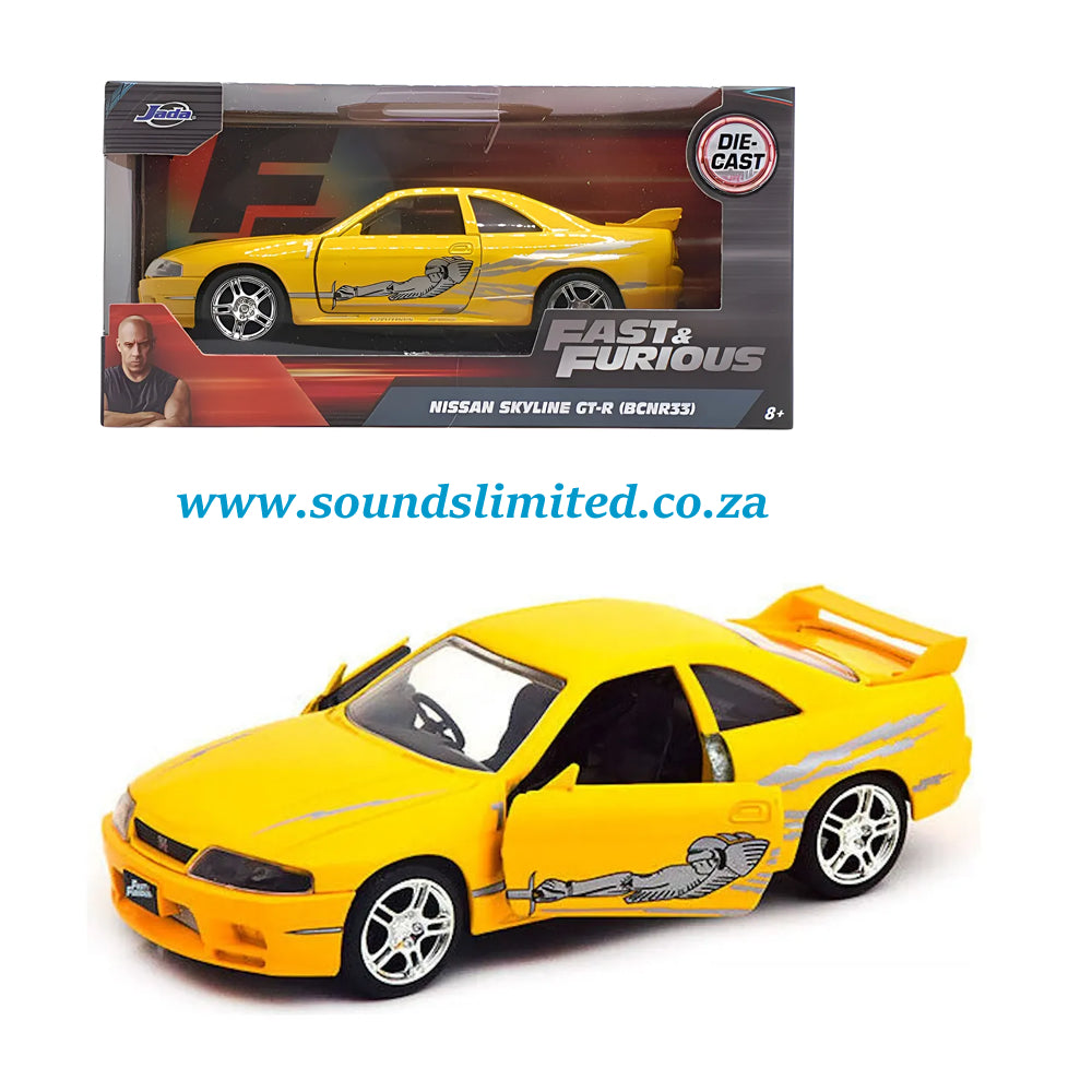 Jada 1/32 "Fast & Furious" Leon’s Nissan Skyline GT-R (BCNR33) - #99515