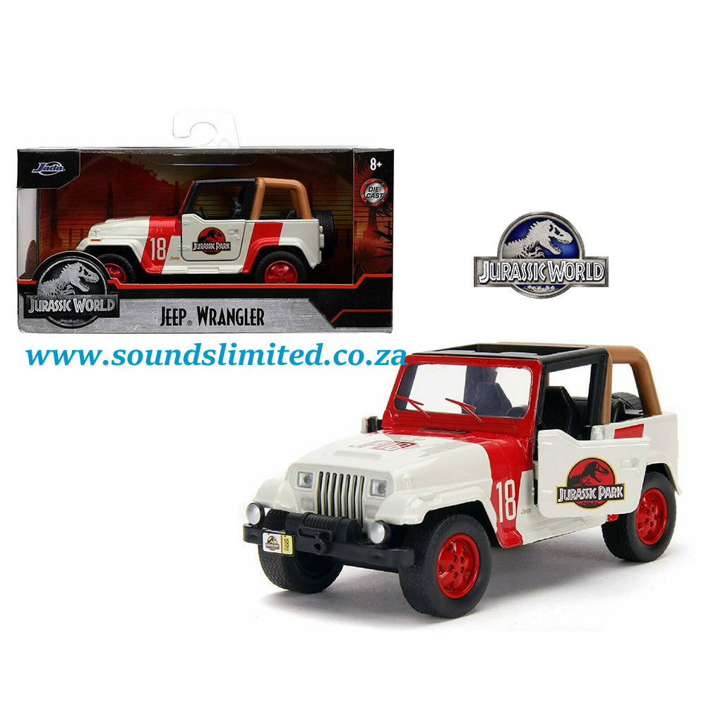 Jada Toys 1/32 Jurassic World 1992 Jeep Wrangler #32129