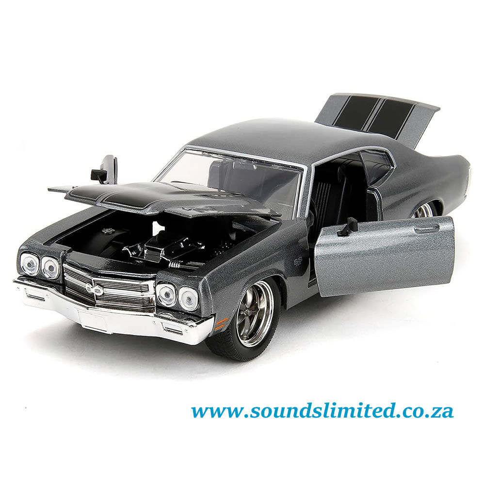 Jada 1/24 Fast X Fast and Furious 1970 Chevy Chevelle SS Gray Metallic - #34923