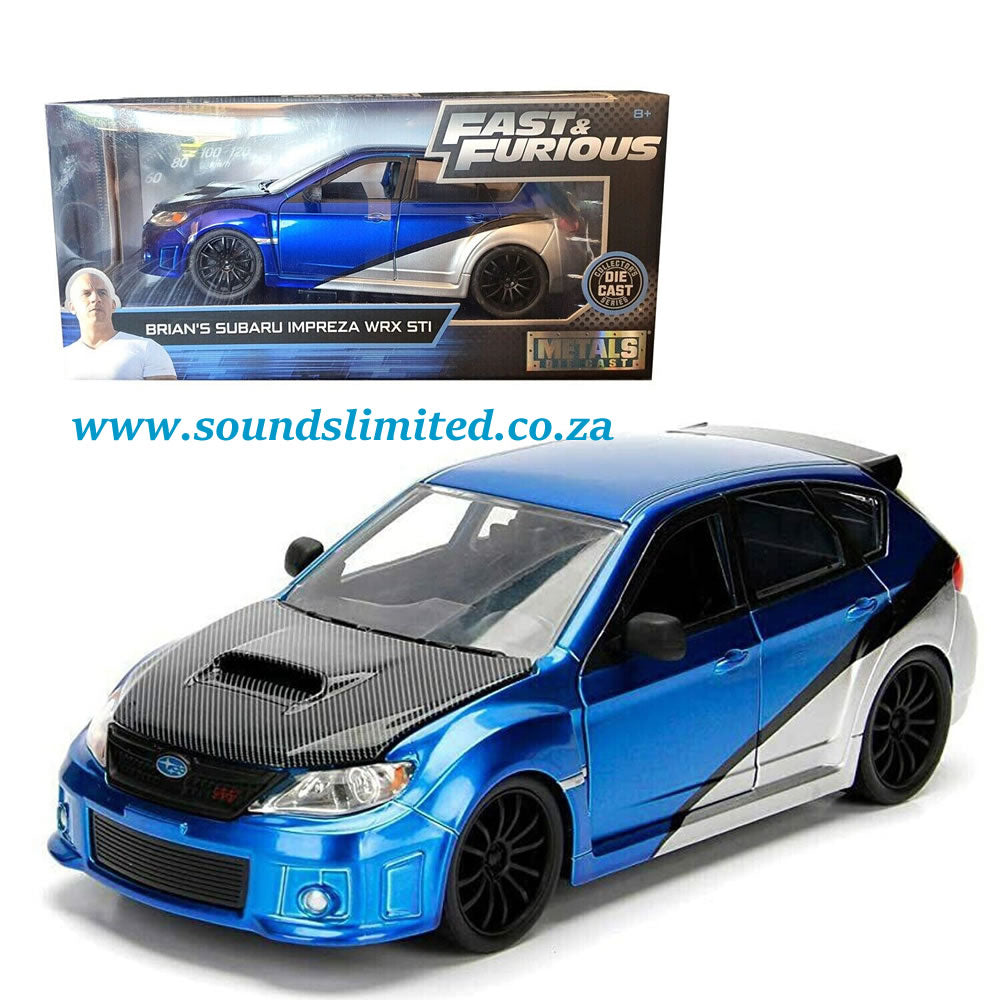 Jada Toys 1/24 Fast and Furious Brian's Subaru Impreza WRX STI #99514