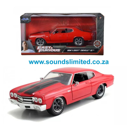 Jada 1/32 "Fast & Furious" Dom's Chevrolet Chevelle SS Red - #24037-SS