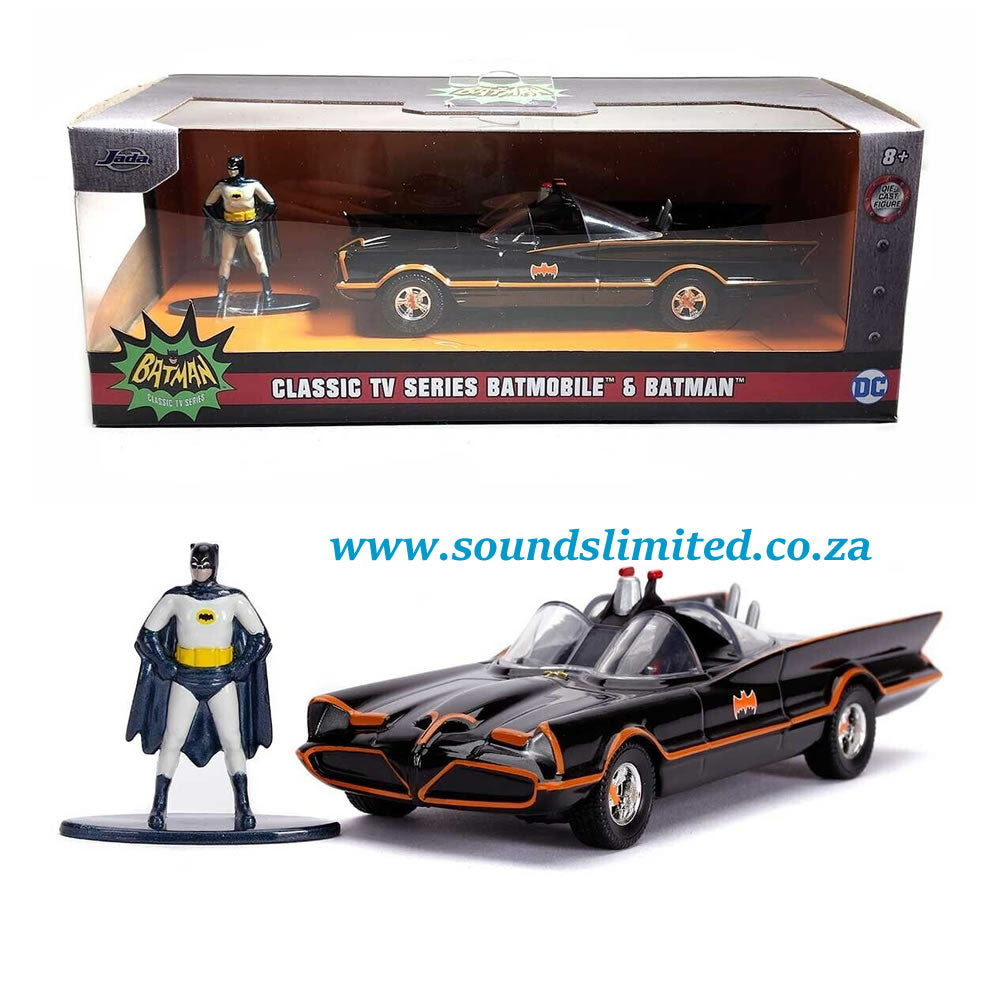 Jada Toys 1/32 1966 Classic TV Series Batmobile & Batman Hollywood Rides #182215G14