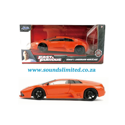 Jada 1/24 Roman’s Lamborghini Murcielago LP640 “Fast & Furious” Diecast Model Car - #54030
