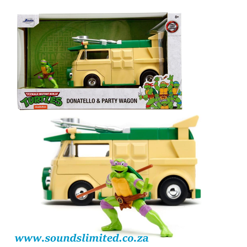 Jada Turtles Donatello and Party Wagon Die-Cast 1/24 34529
