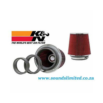 K&N Universal Chrome Filter Multi Lingual RG-1001RD-L - 76/89/102mm