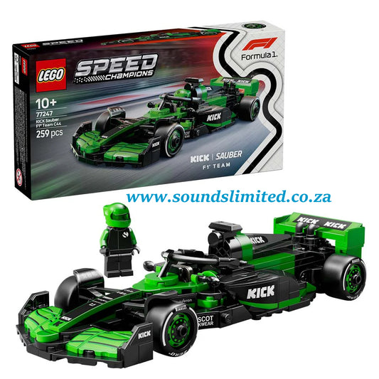 LEGO Speed Champions KICK Sauber F1 Team C44 Race Car 77247