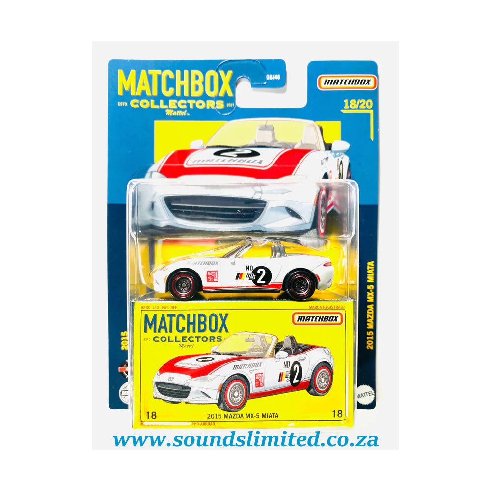 Matchbox 2022 Collectors Series Case N 2015 Mazda MX-5 Miata HFL97