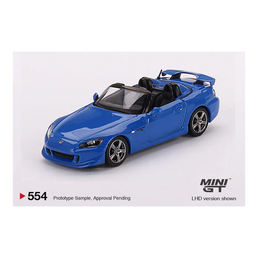Mini GT #554 1/64 Honda S2000 (AP2) CR Apex Blue (LHD)