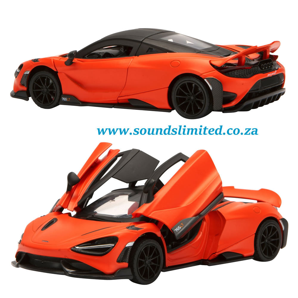 MSZ Metal Speed Zone Mclaren 765LT Orange 1/24 68276C