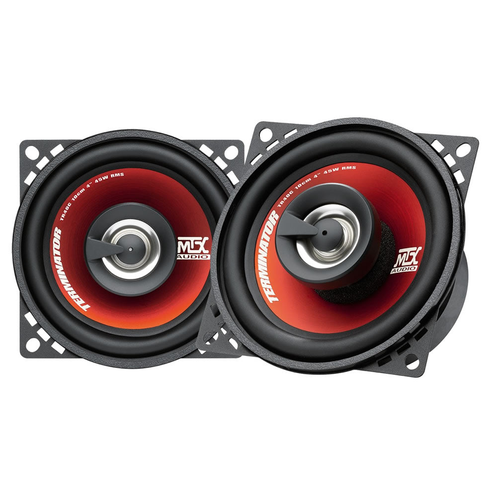 MTX Terminator TR40C coaxial speakers 45w RMS 4Ω